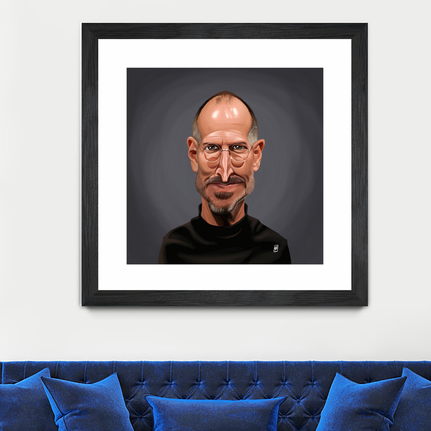 Steve Jobs by Rob Snow on GIANT ART - black digital painting