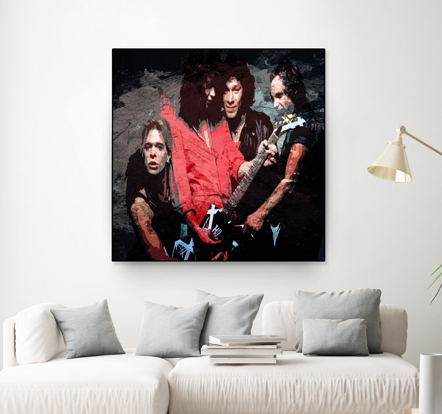 Van halen the band legend by Shohib project on GIANT ART - white digital painting