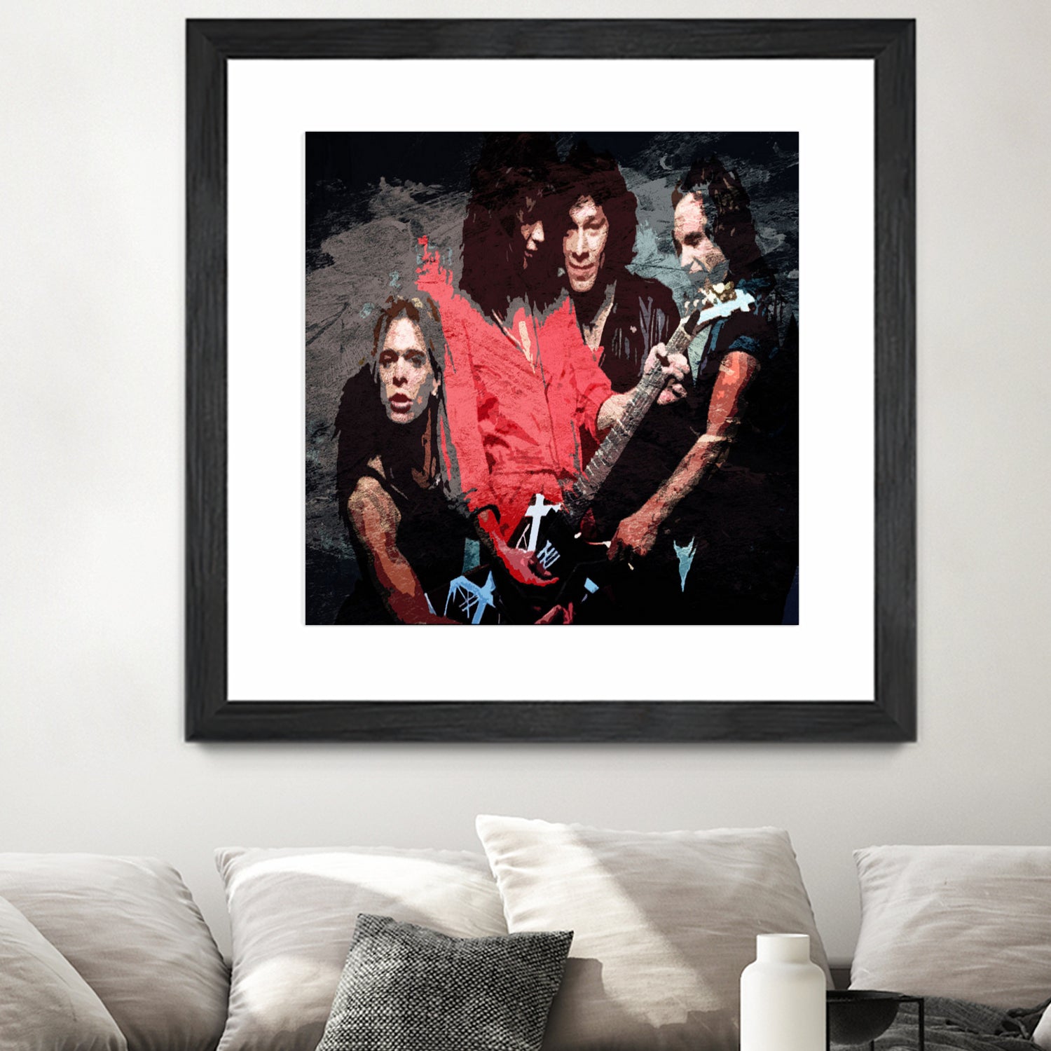 Van halen the band legend by Shohib project on GIANT ART - white digital painting