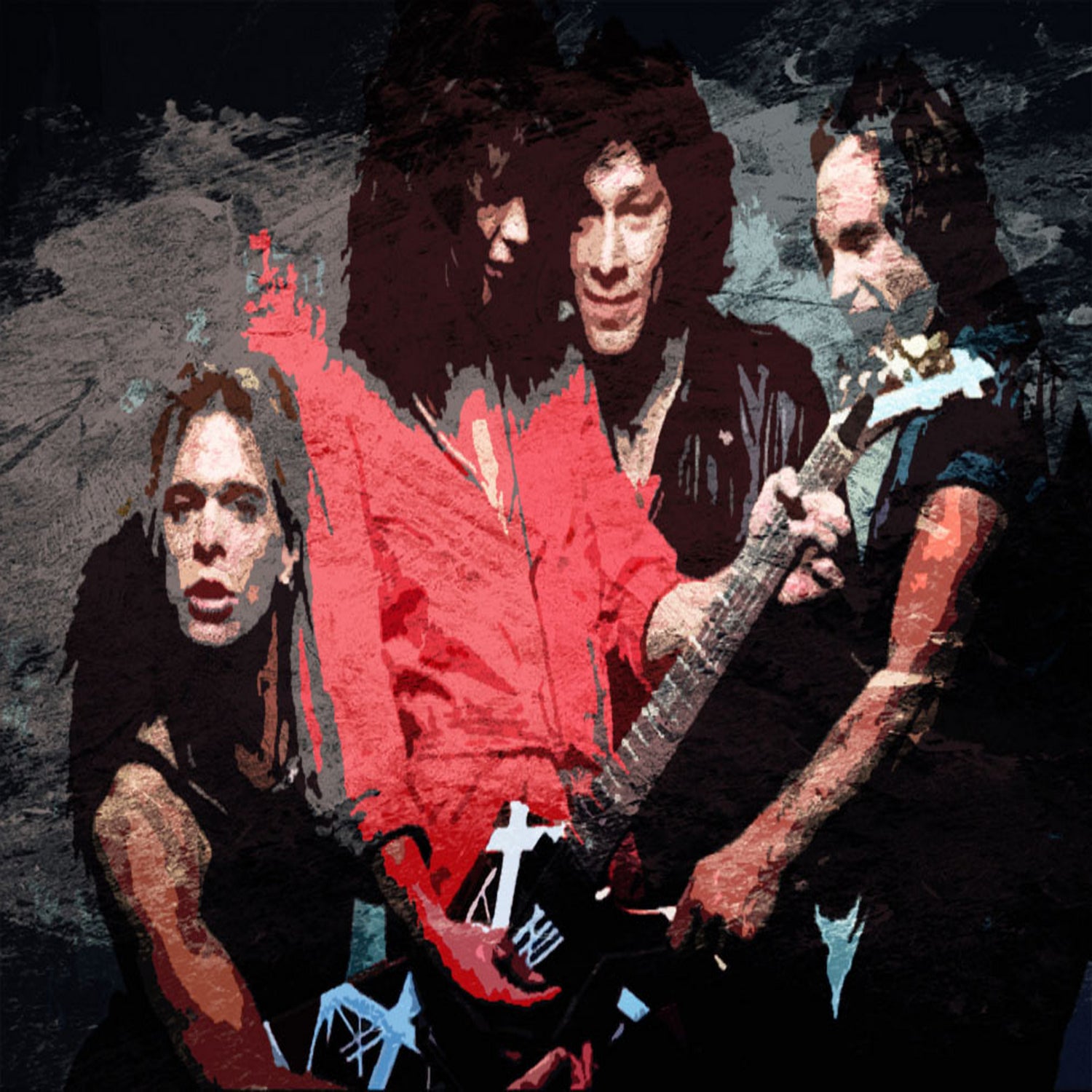 Van halen the band legend by Shohib project on GIANT ART - white digital painting