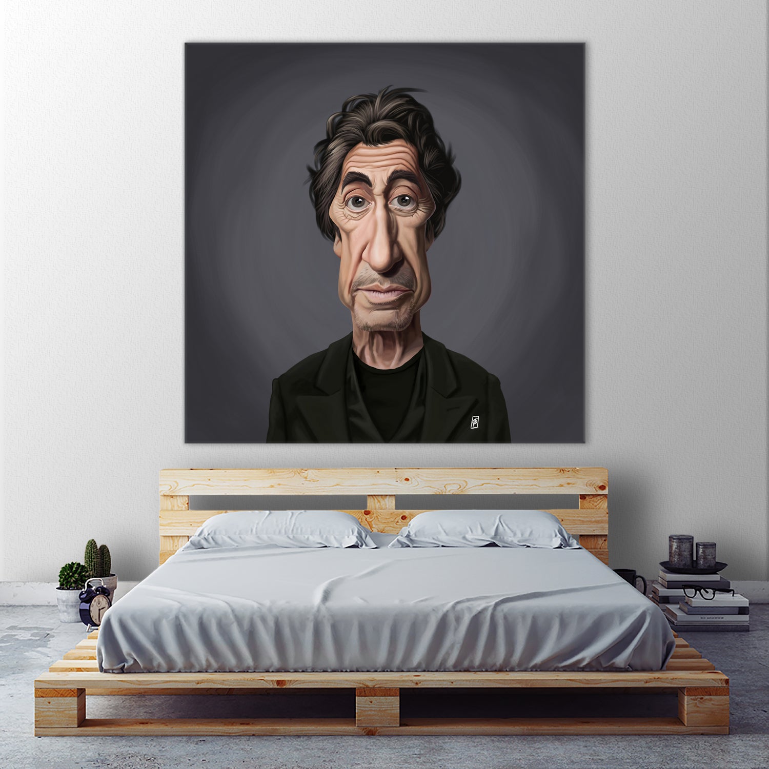 Al Pacino by Rob Snow on GIANT ART - gray digital painting