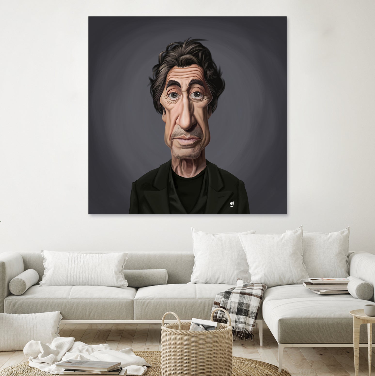 Al Pacino by Rob Snow on GIANT ART - gray digital painting