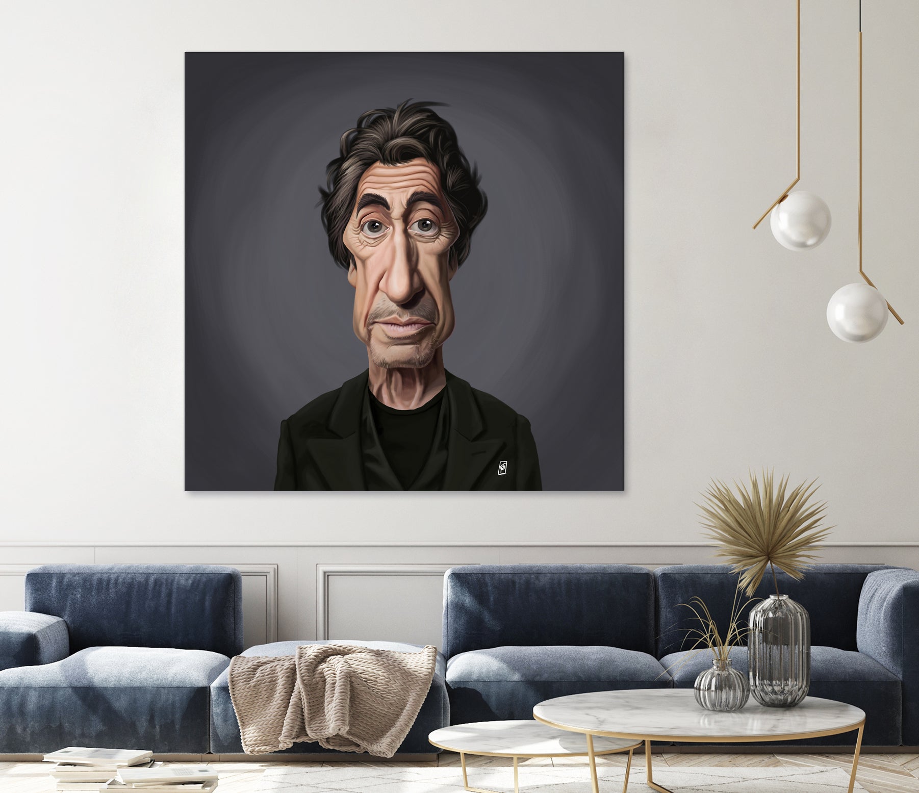 Al Pacino by Rob Snow on GIANT ART - gray digital painting