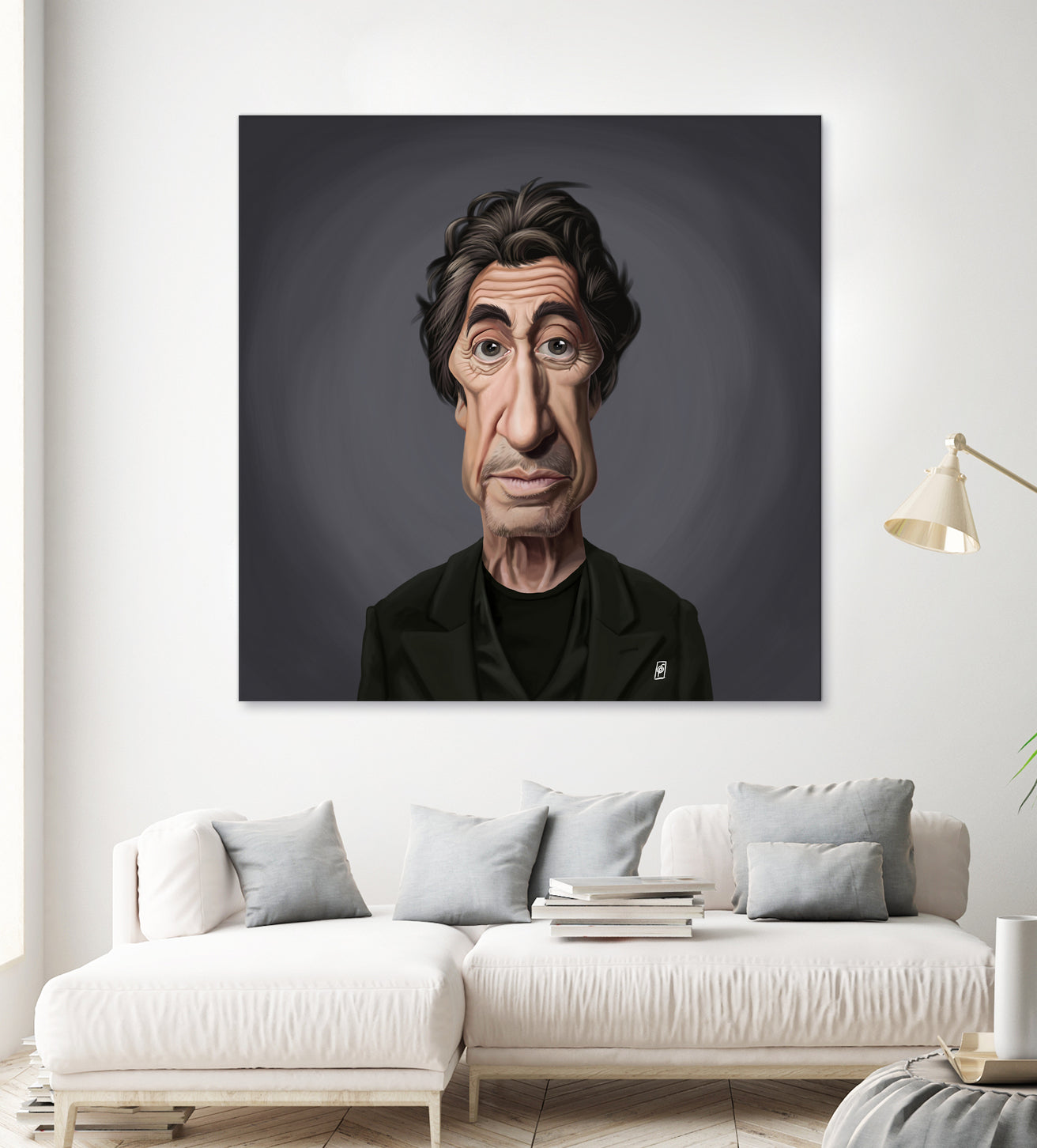 Al Pacino by Rob Snow on GIANT ART - gray digital painting