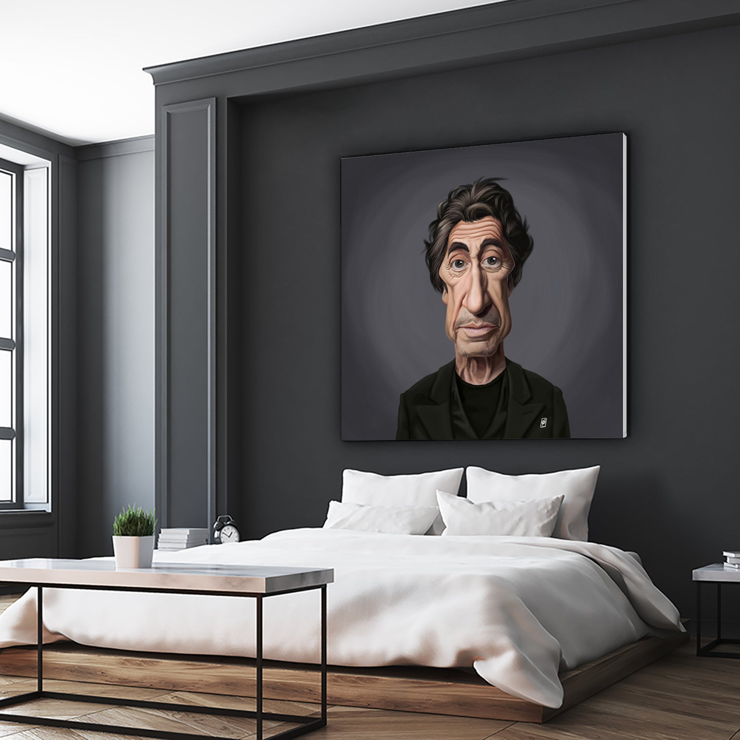 Al Pacino by Rob Snow on GIANT ART - gray digital painting