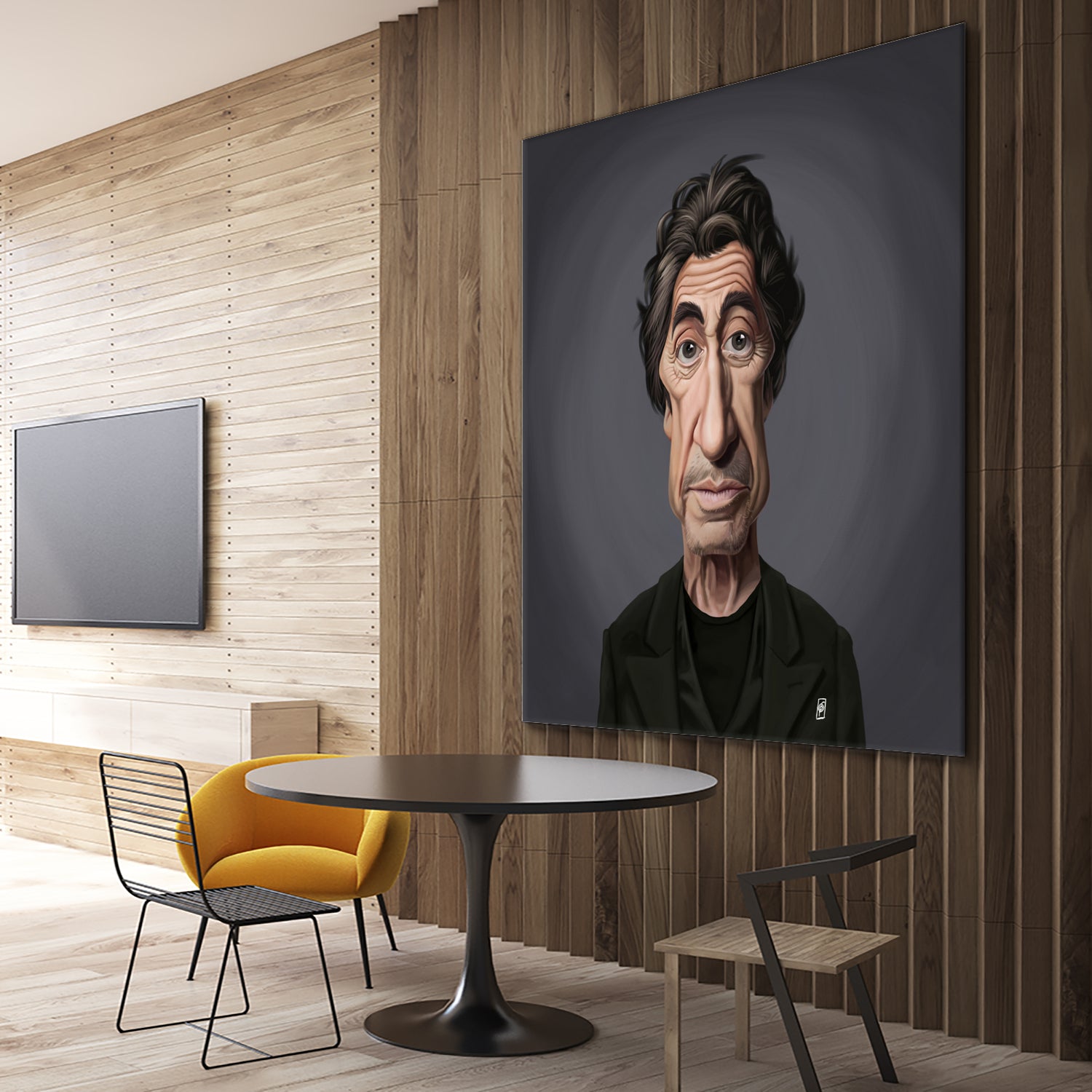 Al Pacino by Rob Snow on GIANT ART - gray digital painting