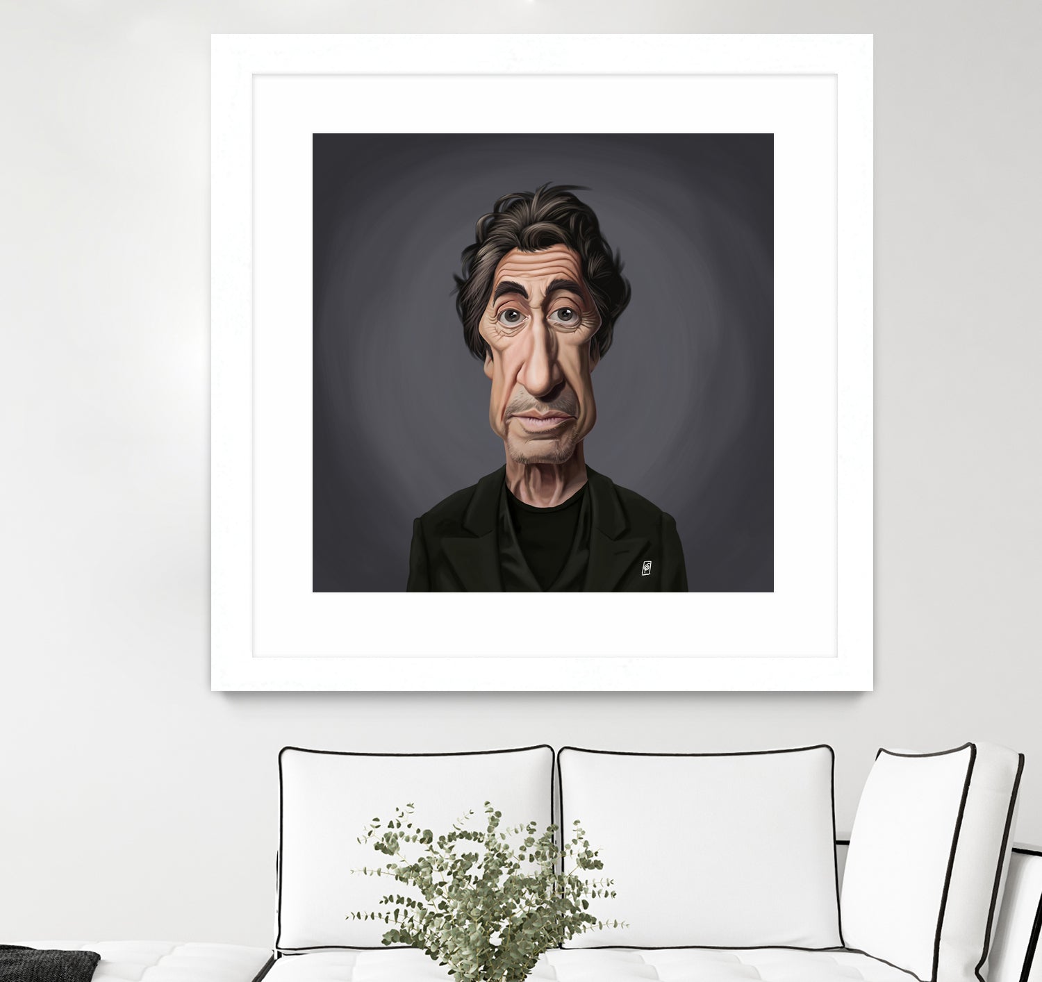 Al Pacino by Rob Snow on GIANT ART - gray digital painting