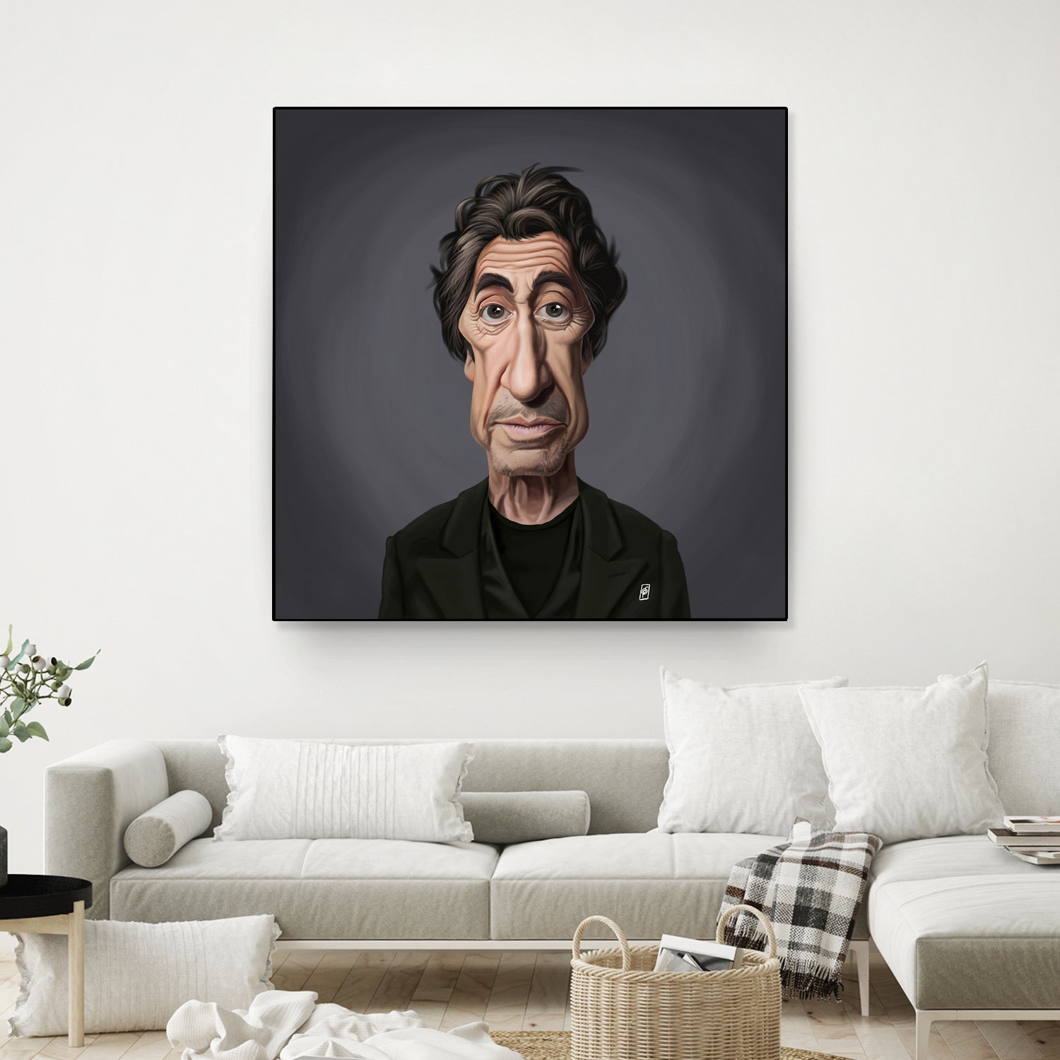 Al Pacino by Rob Snow on GIANT ART - gray digital painting