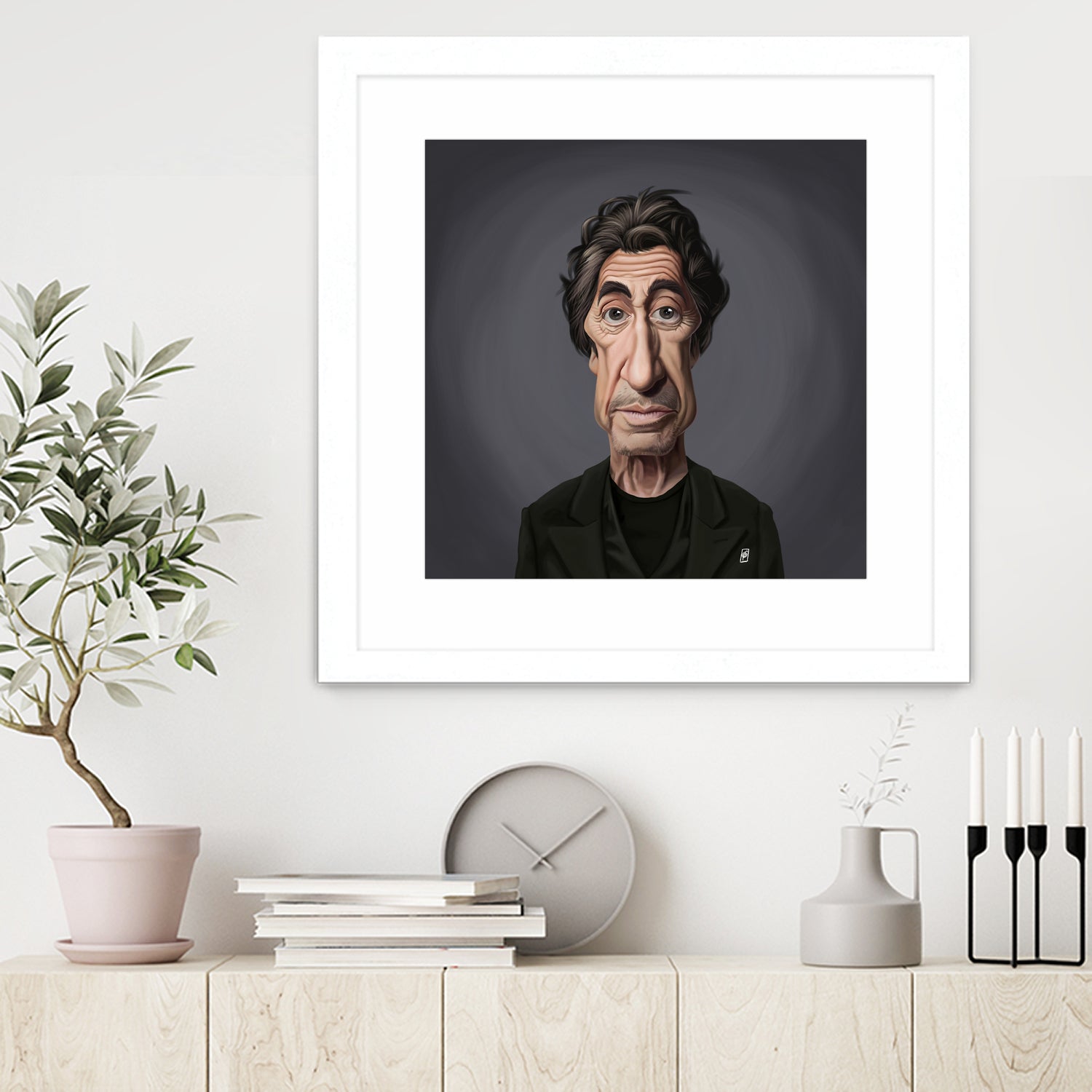 Al Pacino by Rob Snow on GIANT ART - gray digital painting