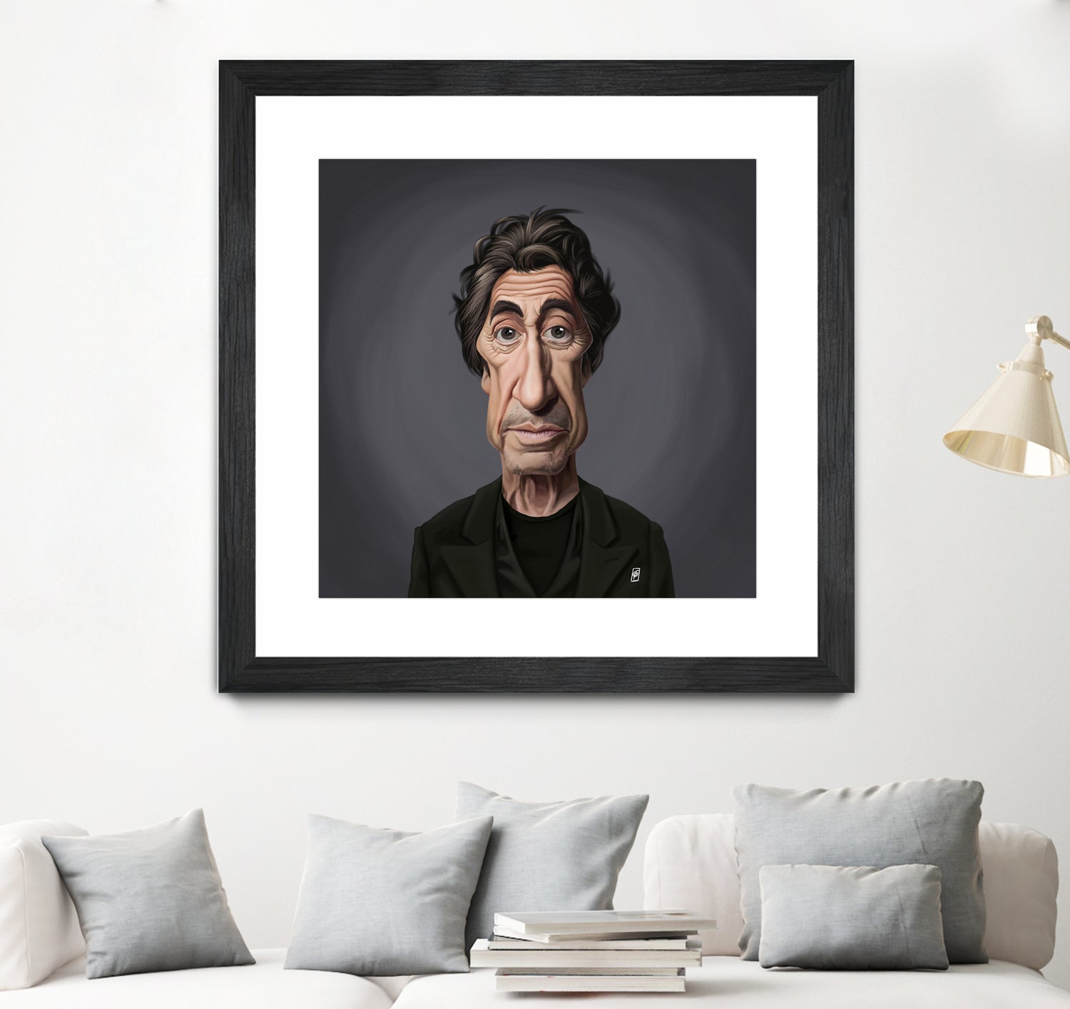 Al Pacino by Rob Snow on GIANT ART - gray digital painting