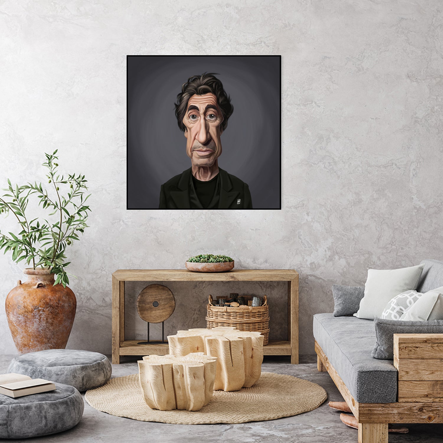 Al Pacino by Rob Snow on GIANT ART - gray digital painting