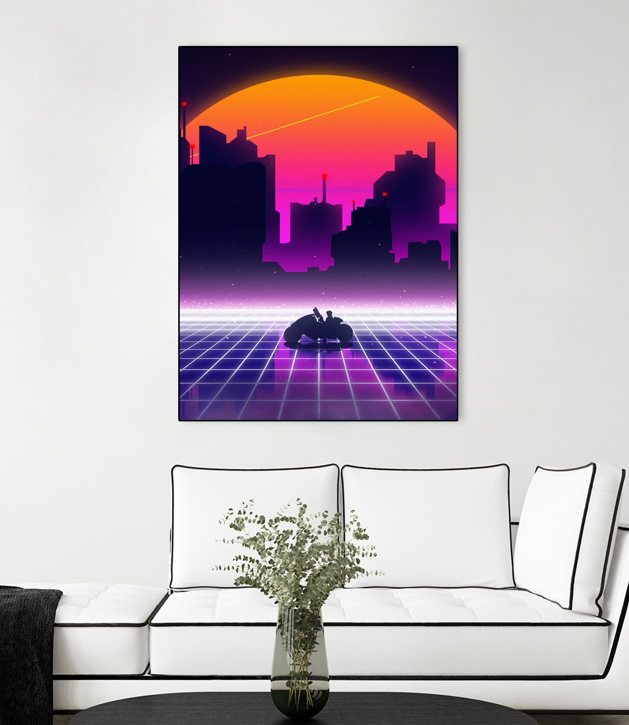 akira retrowave sunset by Muhammad Daffa Umar on GIANT ART - white photo manipulation