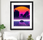 akira retrowave sunset by Muhammad Daffa Umar on GIANT ART - white photo manipulation