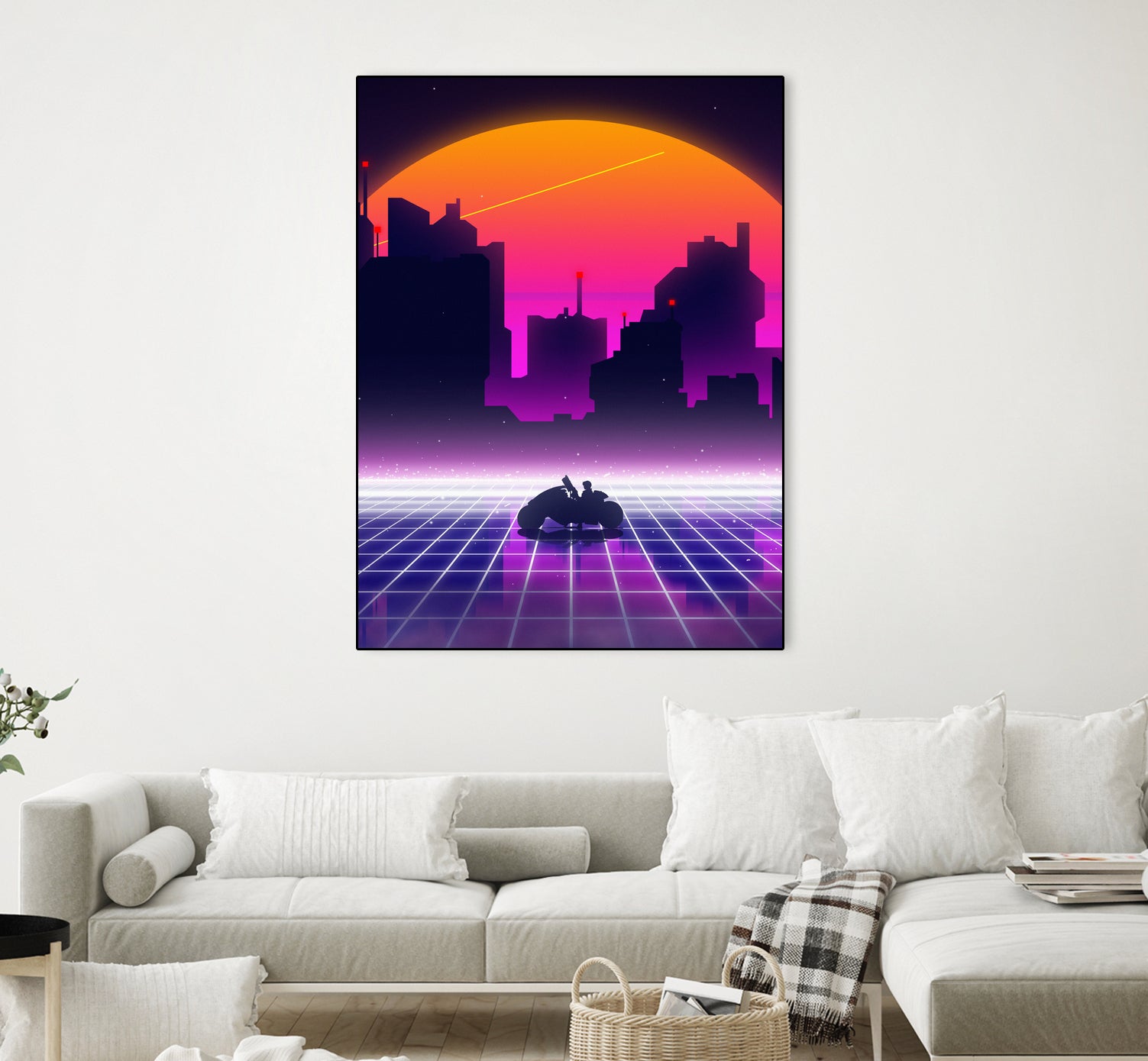 akira retrowave sunset by Muhammad Daffa Umar on GIANT ART - white photo manipulation