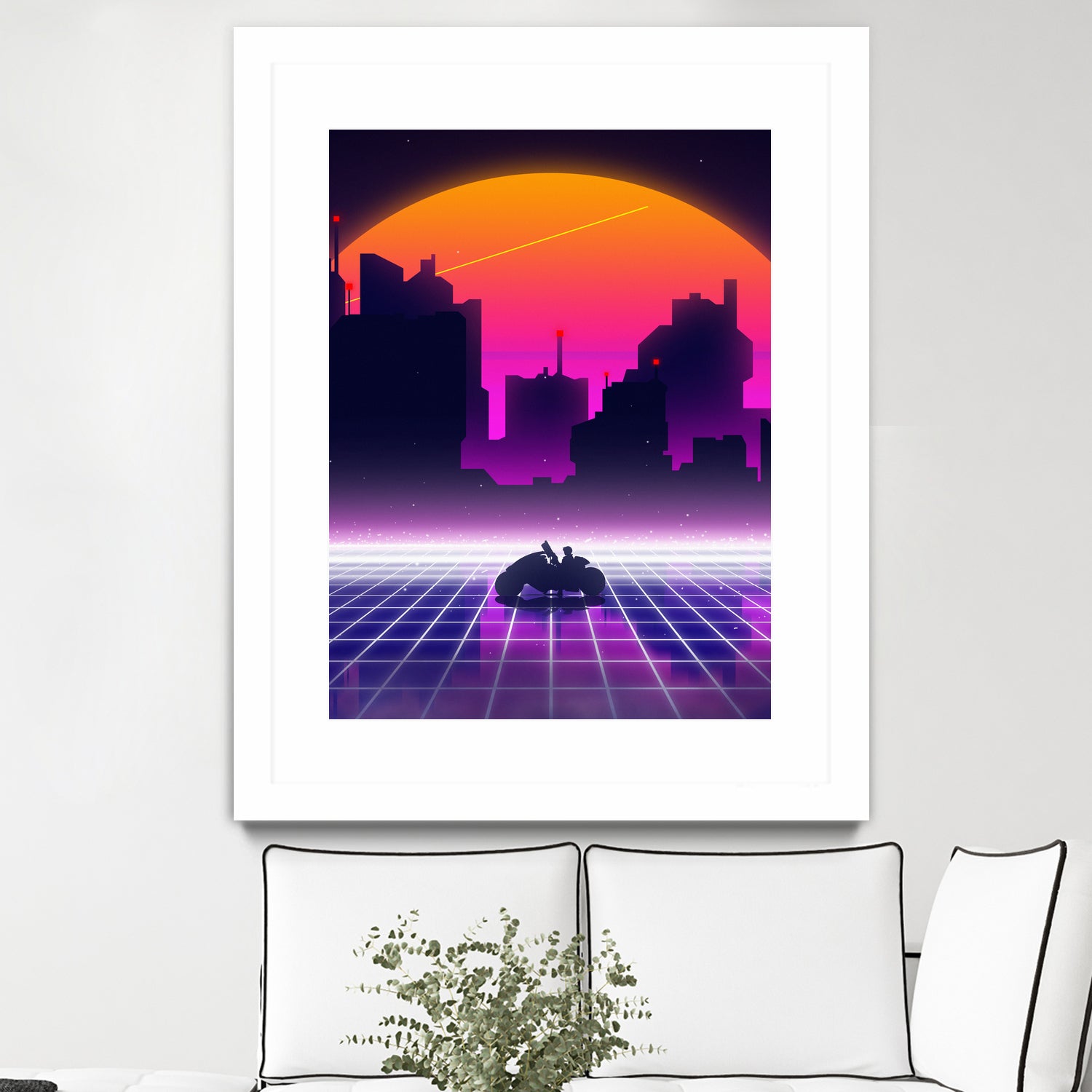 akira retrowave sunset by Muhammad Daffa Umar on GIANT ART - white photo manipulation