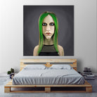 Avril Lavigne by Rob Snow on GIANT ART - green digital painting