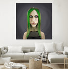 Avril Lavigne by Rob Snow on GIANT ART - green digital painting