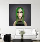 Avril Lavigne by Rob Snow on GIANT ART - green digital painting