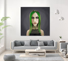 Avril Lavigne by Rob Snow on GIANT ART - green digital painting