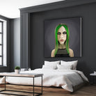 Avril Lavigne by Rob Snow on GIANT ART - green digital painting