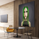 Avril Lavigne by Rob Snow on GIANT ART - green digital painting