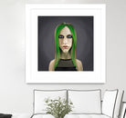 Avril Lavigne by Rob Snow on GIANT ART - green digital painting