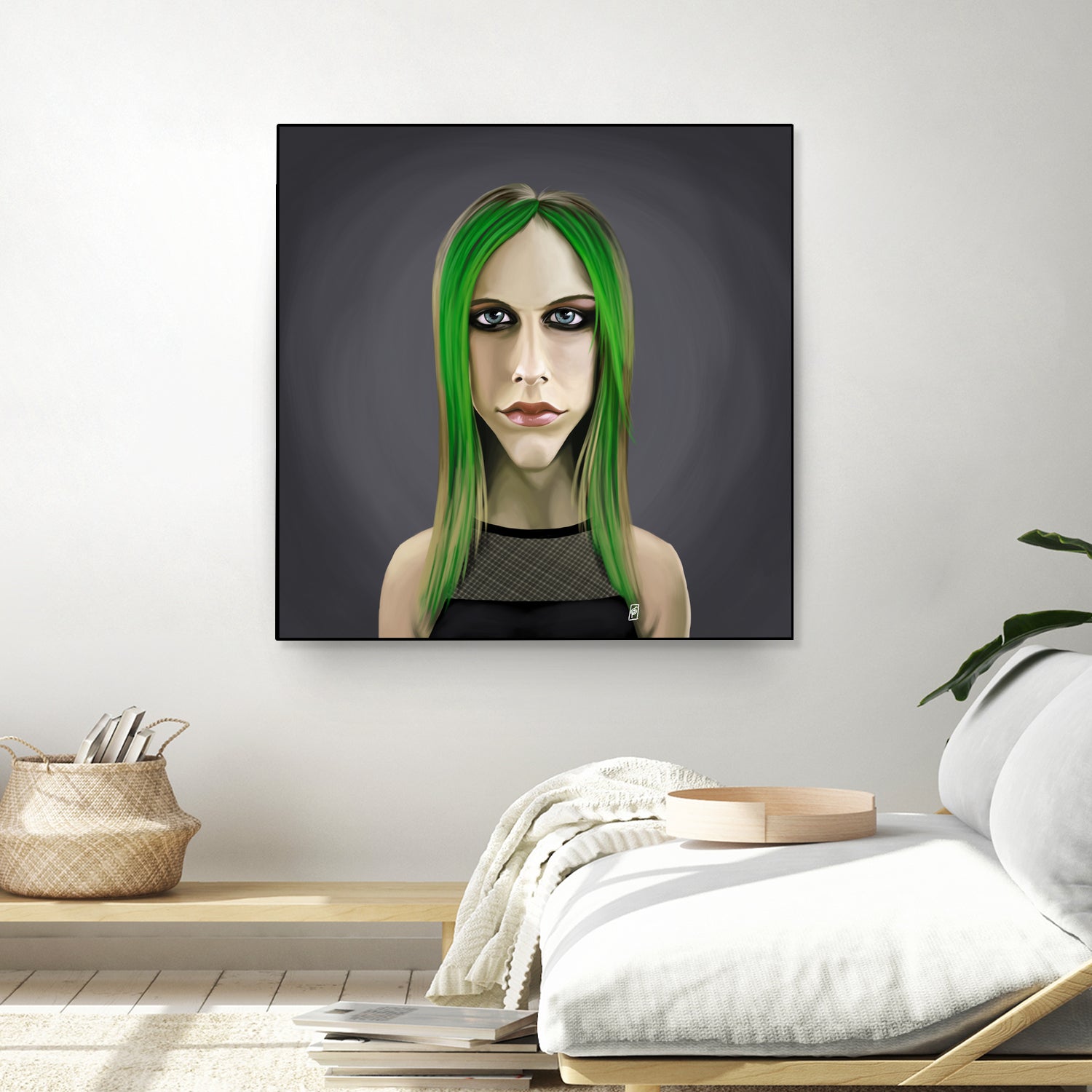 Avril Lavigne by Rob Snow on GIANT ART - green digital painting