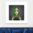 Avril Lavigne by Rob Snow on GIANT ART - green digital painting