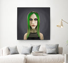 Avril Lavigne by Rob Snow on GIANT ART - green digital painting