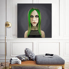 Avril Lavigne by Rob Snow on GIANT ART - green digital painting