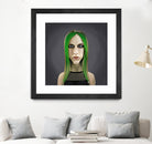 Avril Lavigne by Rob Snow on GIANT ART - green digital painting