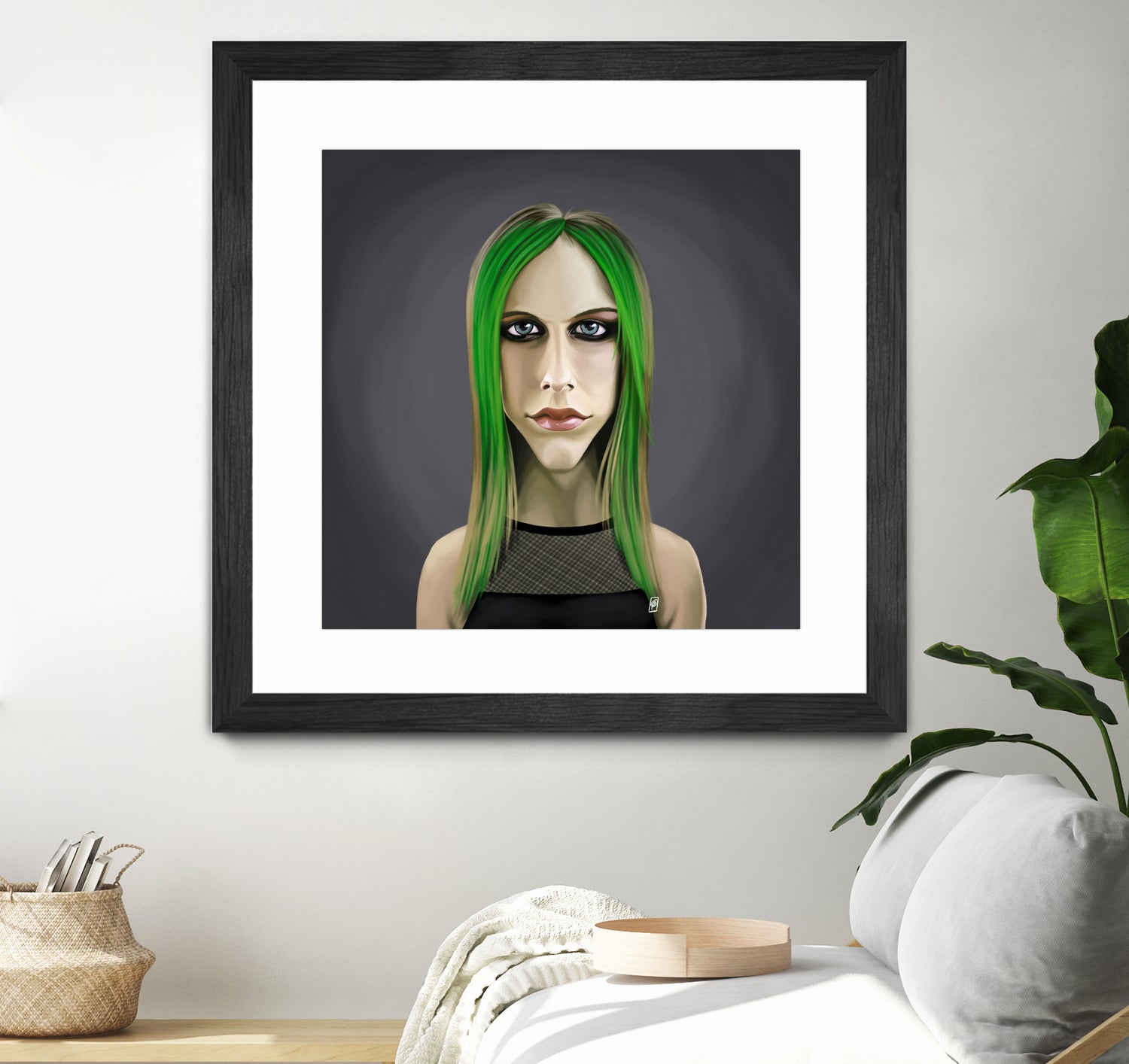 Avril Lavigne by Rob Snow on GIANT ART - green digital painting