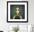 Avril Lavigne by Rob Snow on GIANT ART - green digital painting