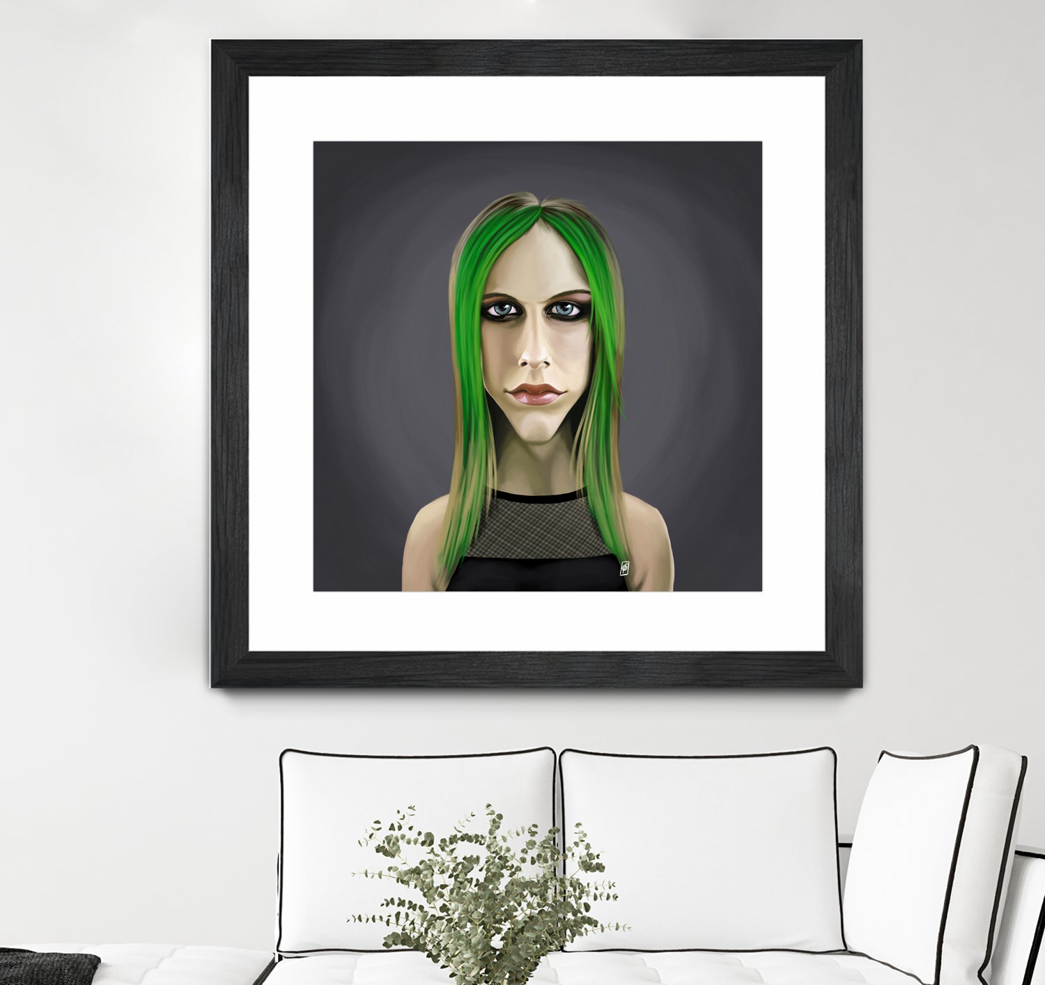 Avril Lavigne by Rob Snow on GIANT ART - green digital painting