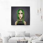 Avril Lavigne by Rob Snow on GIANT ART - green digital painting