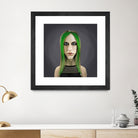 Avril Lavigne by Rob Snow on GIANT ART - green digital painting