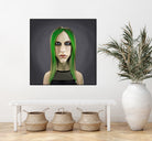 Avril Lavigne by Rob Snow on GIANT ART - green digital painting