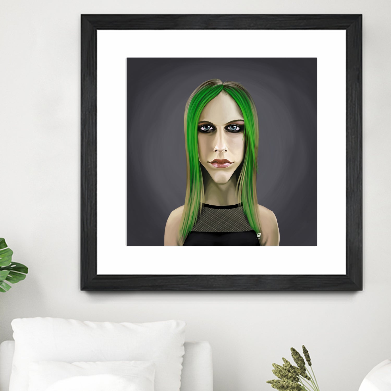 Avril Lavigne by Rob Snow on GIANT ART - green digital painting