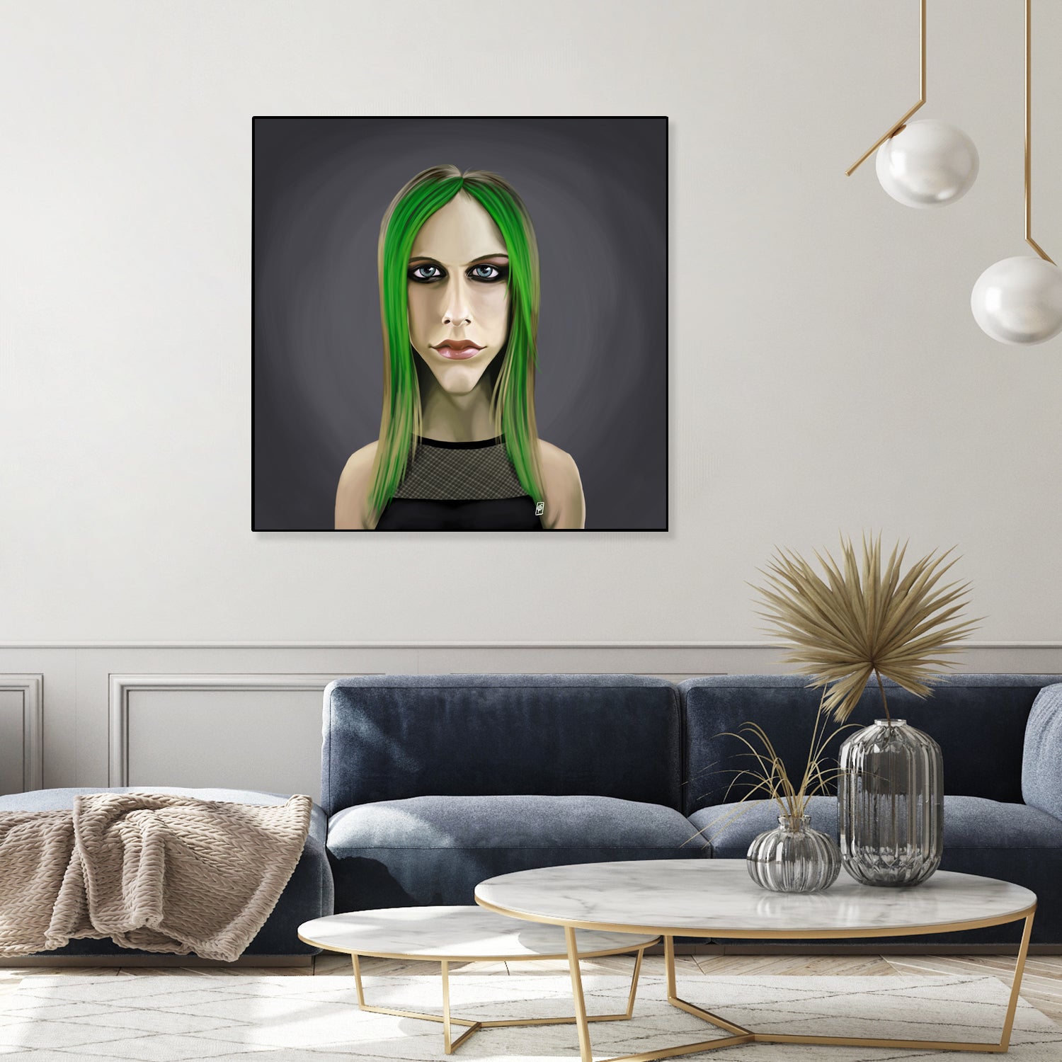 Avril Lavigne by Rob Snow on GIANT ART - green digital painting