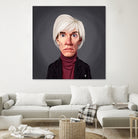 Andy Warhol by Rob Snow on GIANT ART - brown digital painting