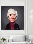 Andy Warhol by Rob Snow on GIANT ART - brown digital painting