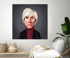 Andy Warhol by Rob Snow on GIANT ART - brown digital painting