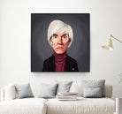 Andy Warhol by Rob Snow on GIANT ART - brown digital painting