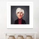 Andy Warhol by Rob Snow on GIANT ART - brown digital painting