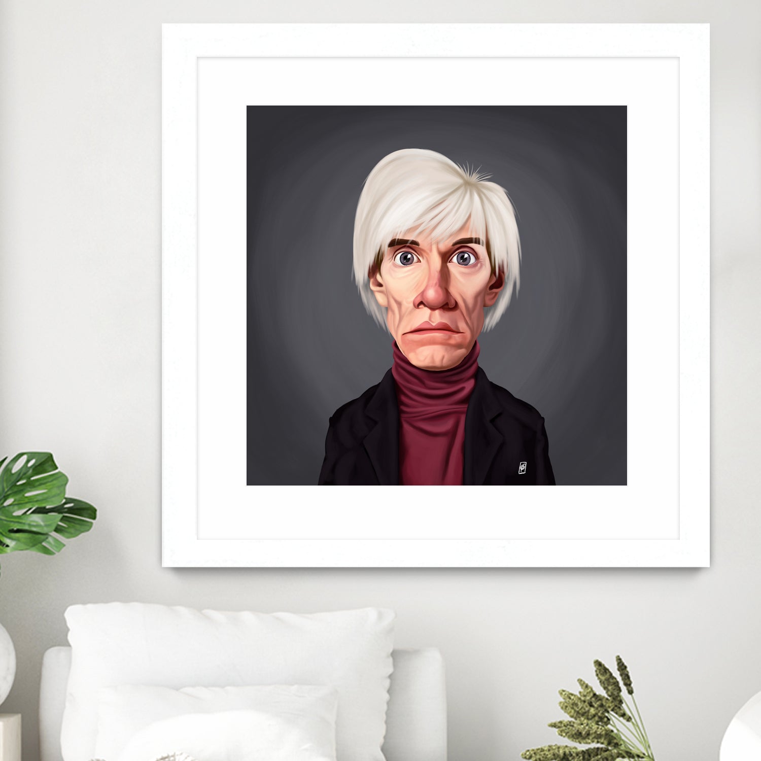 Andy Warhol by Rob Snow on GIANT ART - brown digital painting