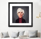 Andy Warhol by Rob Snow on GIANT ART - brown digital painting