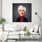 Andy Warhol by Rob Snow on GIANT ART - brown digital painting