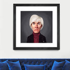 Andy Warhol by Rob Snow on GIANT ART - brown digital painting