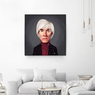 Andy Warhol by Rob Snow on GIANT ART - brown digital painting