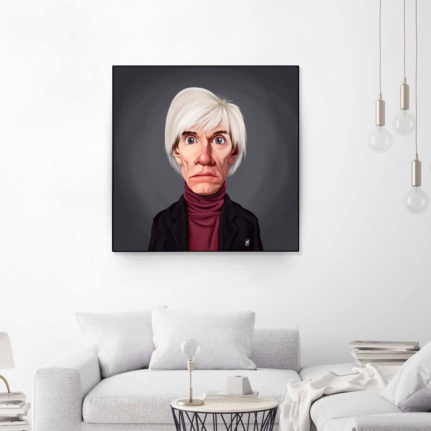 Andy Warhol by Rob Snow on GIANT ART - brown digital painting